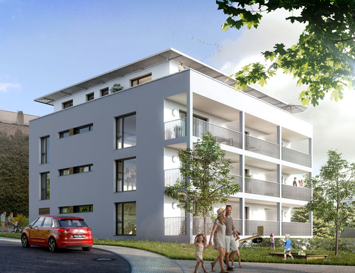 Neubau für soziales Wohnen in Pforzheim